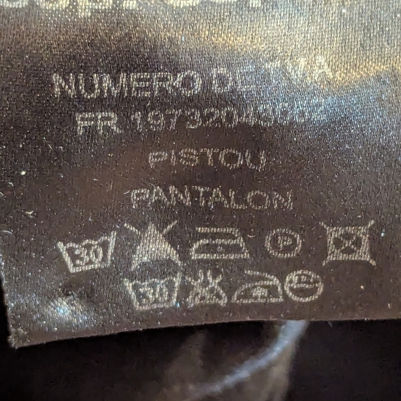 Cop. Copine Black y2k Pistou Womens Pant Wide Leg, Eu Size 40 US 8 - Picture 12 of 15